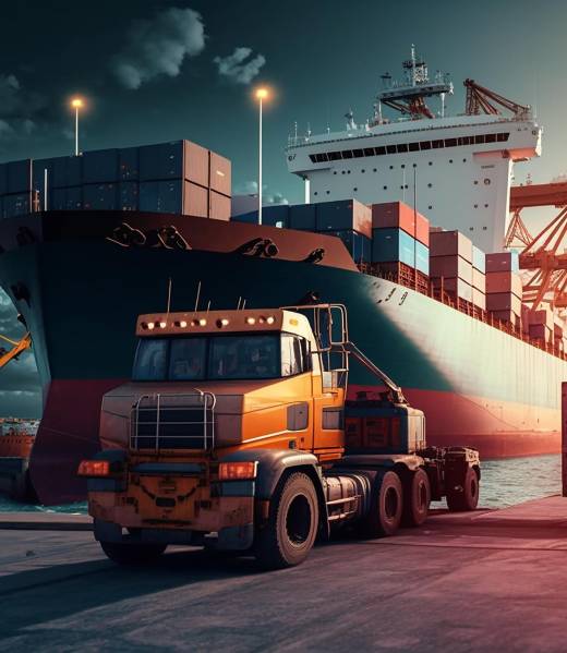 camion-estacionado-al-lado-gran-barco-que-dice-puerto-rotterdam